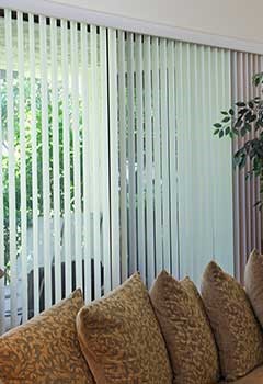 Wi-Fi Motorized Vertical Blinds, Danville Room